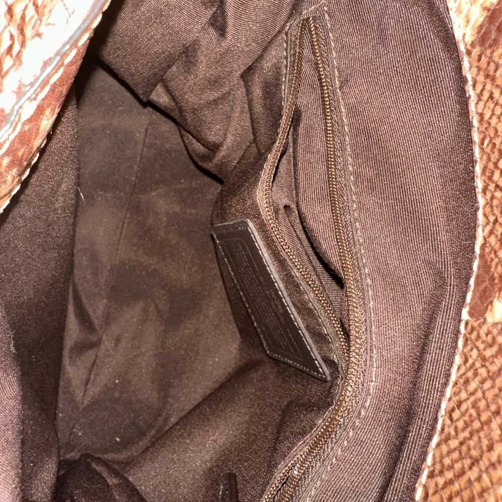 Coach Phoebe Limited Edition Python Snakeskin Emb… - image 7